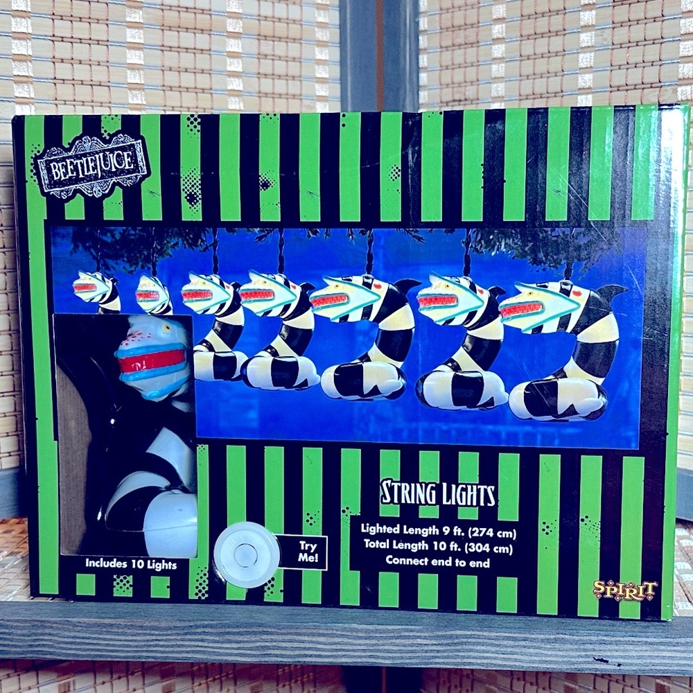 WB🪲Beetlejuice String Lights🪲 NIB